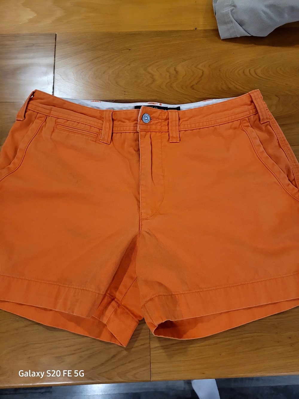 Ralph Lauren Orange Cotton Bermuda Shorts